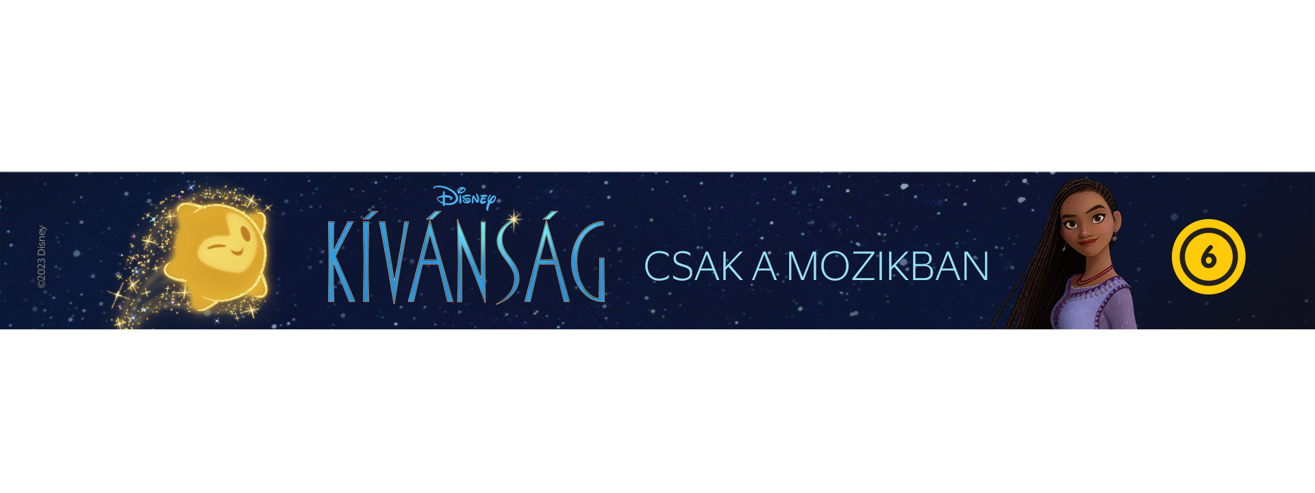 disney wish logo banner kivansag csak a mozikban