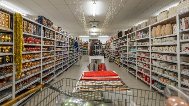 Inside Floraland supermarket