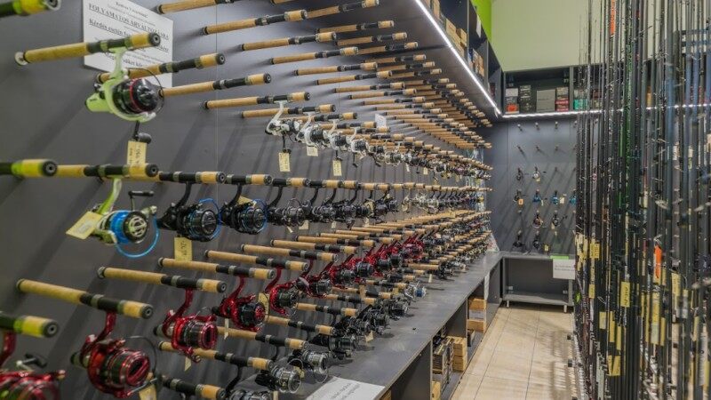 Fishing equipment shop